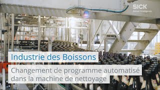 Industrie Des Boissons - Changement De Programme Automatisé Dans La Machine De Nettoyage
