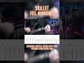 Skillet - Feel Invincible (Guitar Cover + TABS) #shorts