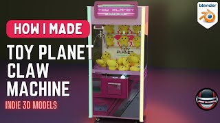 Toy Planet Claw Machine in Blender - 3D Modeling Timelapse | Ep. 17 screenshot 5
