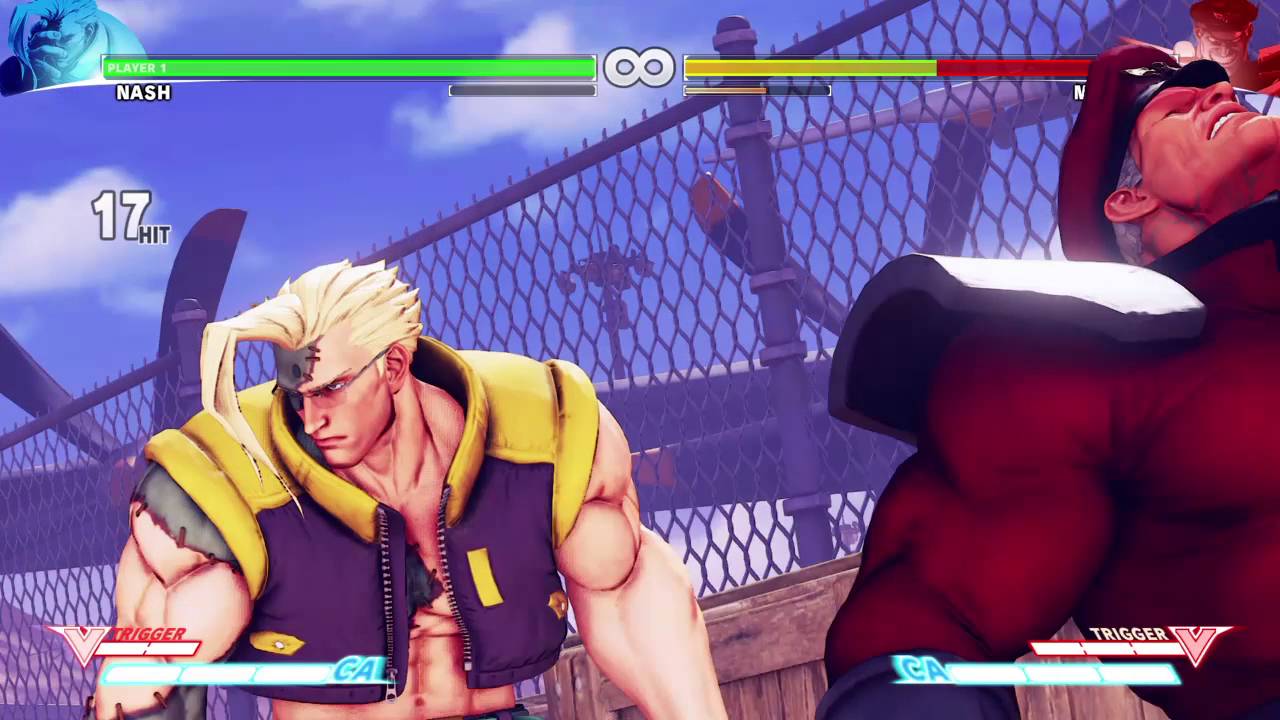 STREET FIGHTER V nash combo