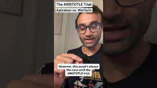Apixaban vs Warfarin – Landmark Trial (ARISTOTLE Trial Explained in 60 Seconds)