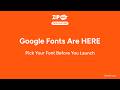 Google Fonts Now in ZipWP AI Site Builder - New Feature!