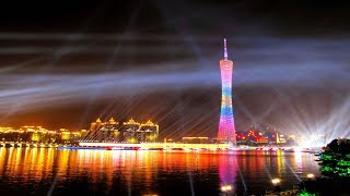 600 meters tall canton tower in guangzhou china