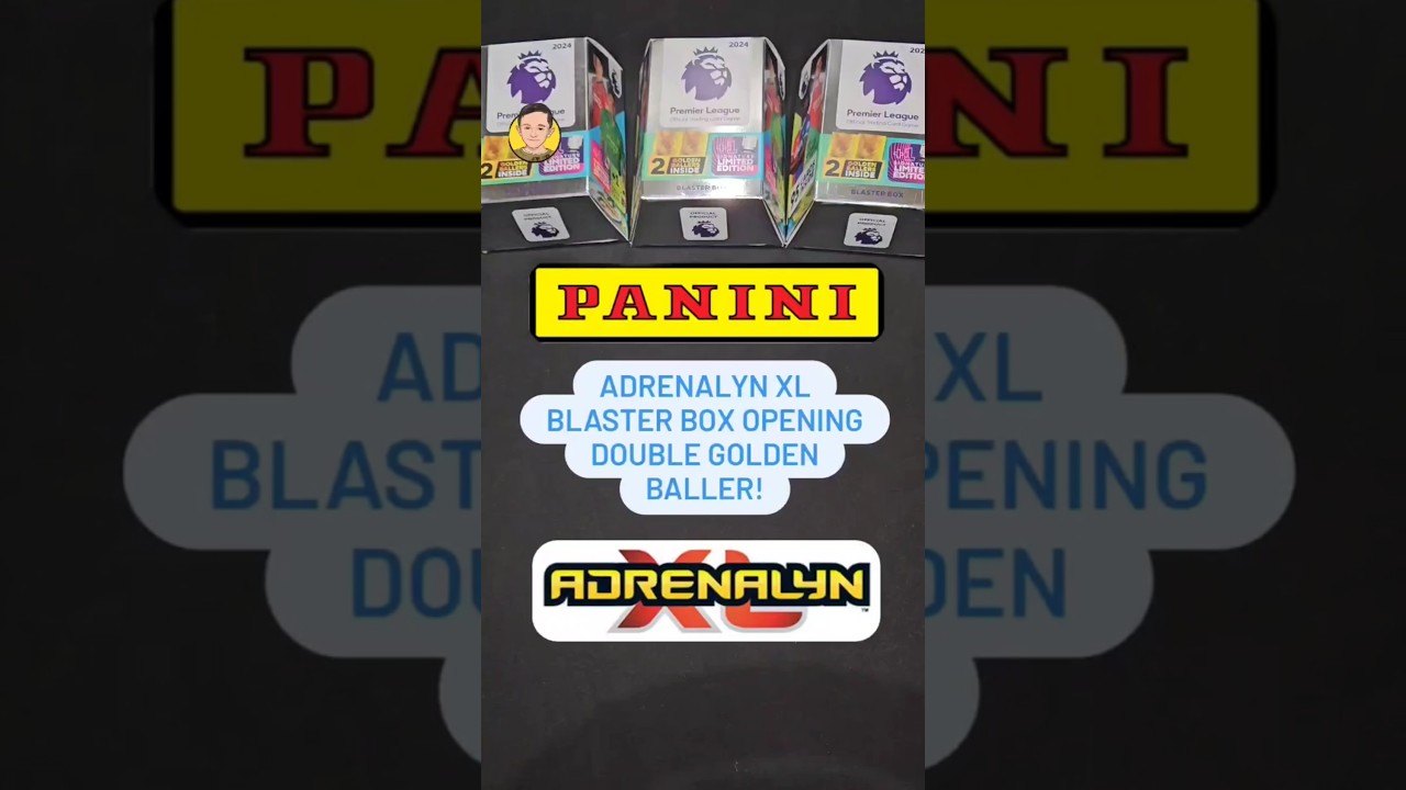 Panini Adrenalyn XL Blaster Box Double Golden Baller Pack! 