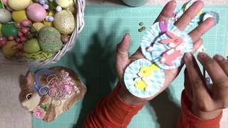 #2  Easter 🐇 Series 2017 - Bunny Cupcake Liner Embellishments