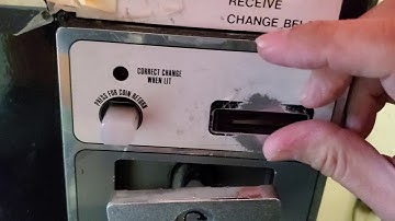 How to fix a pop machine caused by coin jam