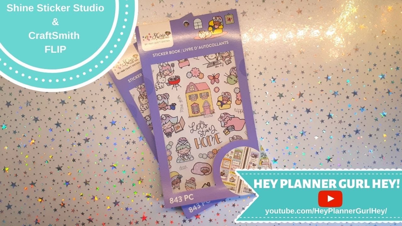 Shine Sticker Studio | Craft Smith and Michael's Collab | Sticker Book Flip Through