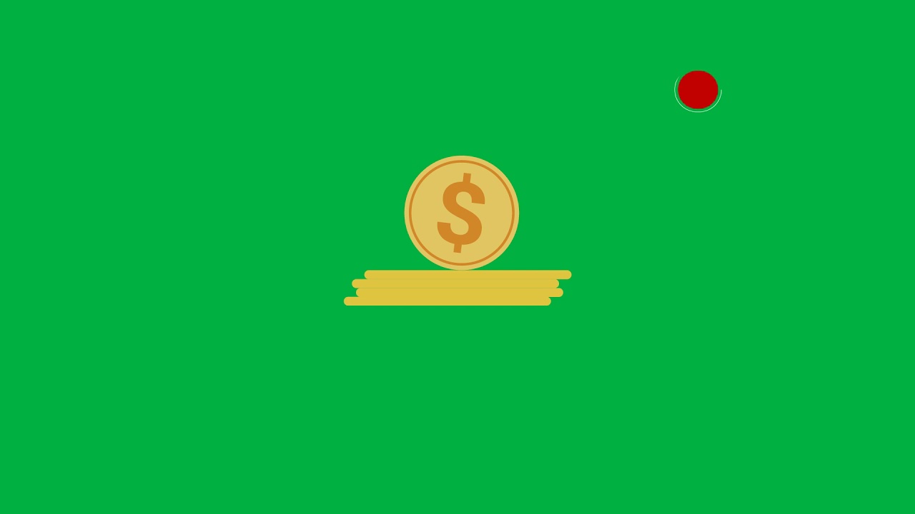 Money Paper Animation ANIMATED BANK,COINS,MONEY PAPER ICONS - GREEN SCREEN - YouTube
