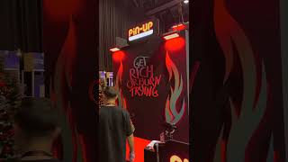 PinUp Partners at Affiliate World Bangkok. Exhibition stand design #boothdesign #tradeshowdesign