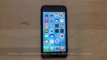 iPhone - Login using push otp