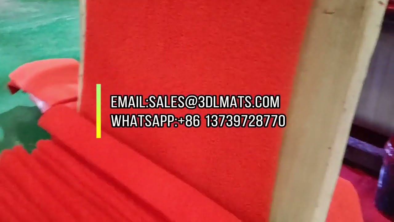 pvc heavy duty cushion mat with foam backing 