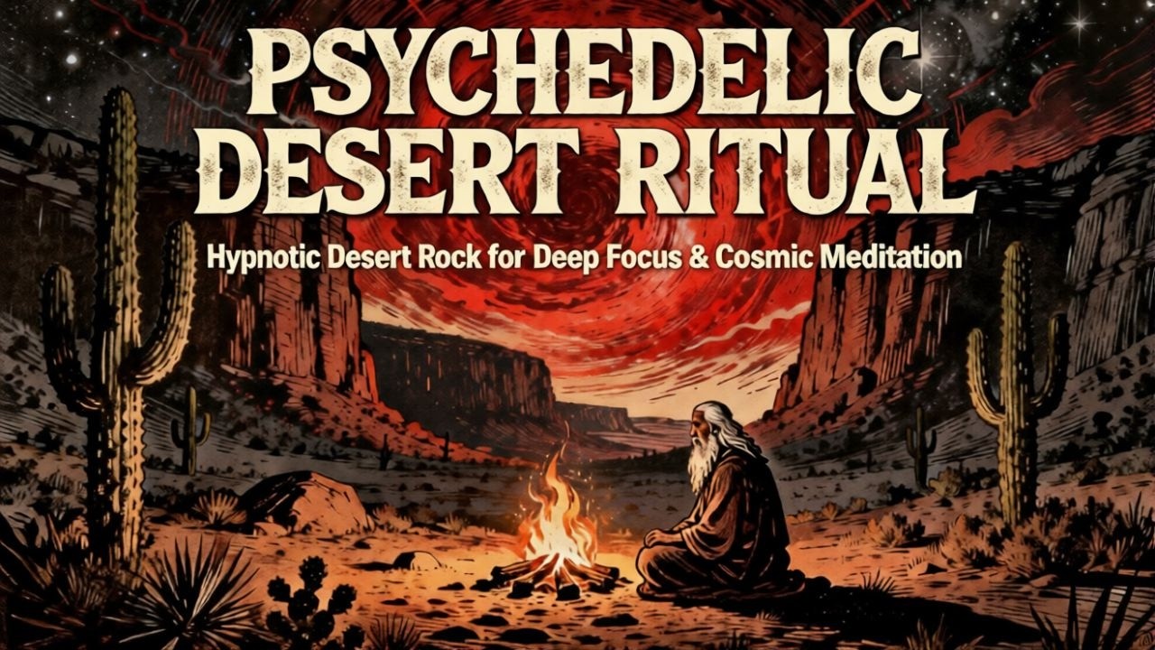 Psychedelic Desert Rock for Deep Focus & Relaxing | Blood Sun Ceremony
