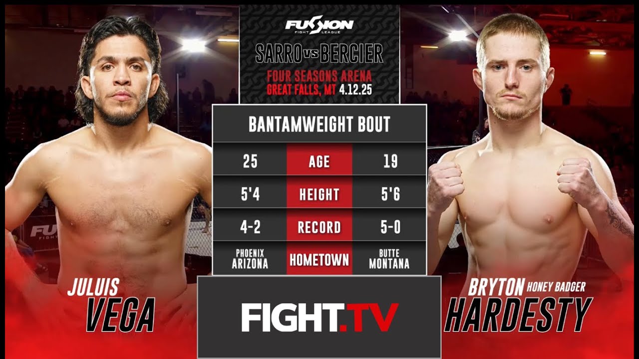 Bryton Hardesty vs Julius Vega | FFL Bantamweight Championship | 135LBS @ FIGHT.TV