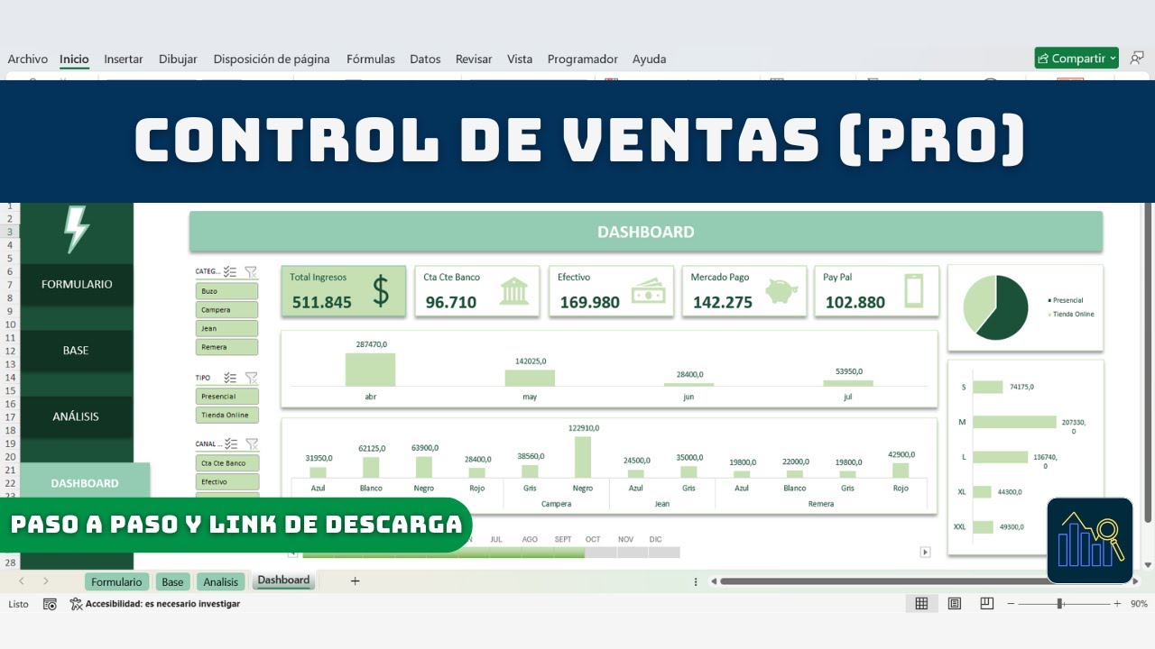 Cómo hacer el Control de Ventas Pro: paso a paso para tu negocio - YouTube