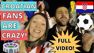 Experiencing CROATIAN FOOTBALL/SOCCER! The BEST fans & atmosphere! (CROATIA VS. RUSSIA 1:0)