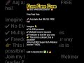 Super Rich free Webinar who want passive income Free Free Free