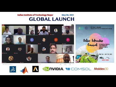 Online Internship Carnival 2021 - May 24-July 19, 2021- Lunch Event on May 6, 21 - AWaDH - IIT Ropar - video from IIT Ropar TIF (AWaDH)