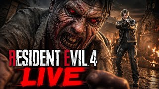 RESIDENT EVIL 4 LIVE 🔴 #4 | ONE SHOCKING MOMENT 😱💀 #horrorgaming #residentevil4