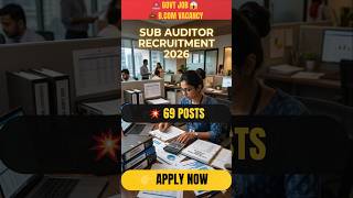 Commerce वालों के लिए बंपर Govt Job!#governmentjobs #govtjobs #cgvyapam #sarkarinaukari #bcomjobs