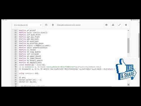 VALID PATHS || VPATH || MAY LONG CHALLENGE 2021 || C++ || CODE SOLUTION ||
