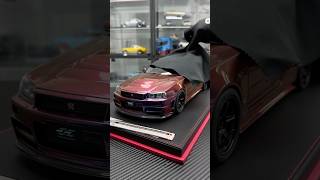 Do you see this colour of Nissan GT-R34 before ? #diecast #r34 #nissan #gtr #viral