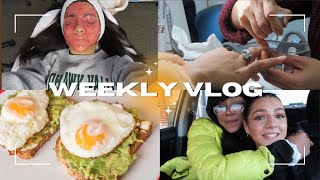 WEEKLY VLOG! ♡ dinner with family, facials, seeing my bff