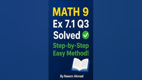 PTB Math 9 Exercise 7.1 Q3 | Distance and Midpoint Formula Explained | 9th Class Math Solution
