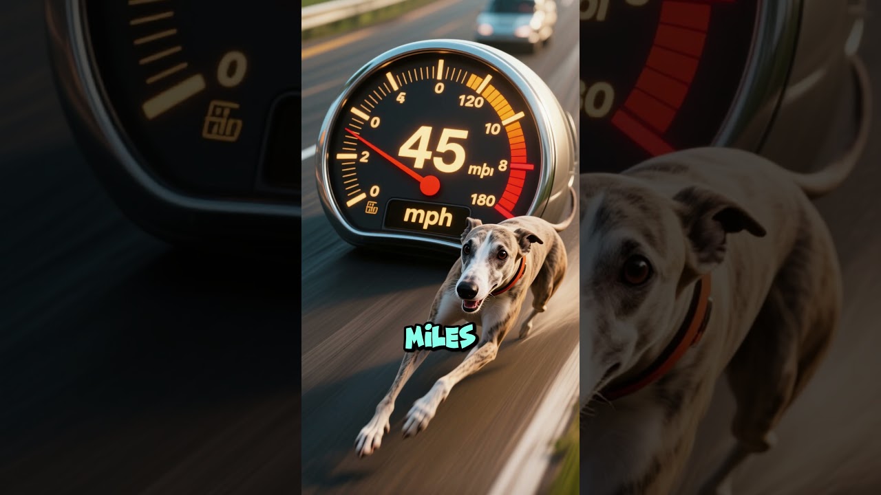 The Fastest Dog in the World 🏁 Greyhound Speed Facts | 