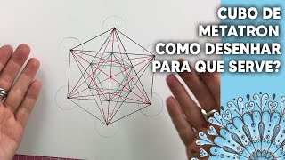 COMO DESENHAR UM CUBO DE METATRON DE FORMA FÁCIL | Taty Alencar