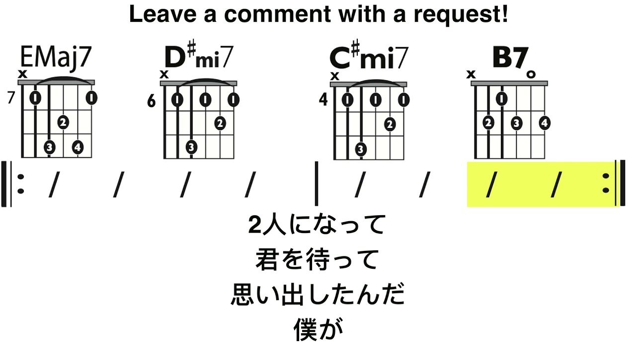 napori (Vaundy) Guitar Chord/Lyric Play-Along
