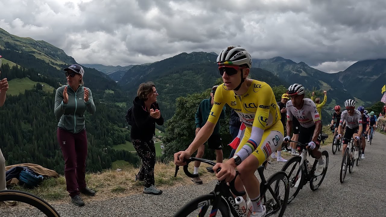 Watching the Peloton Fly By at Col du Pré | Tour de France 2025 🇫🇷