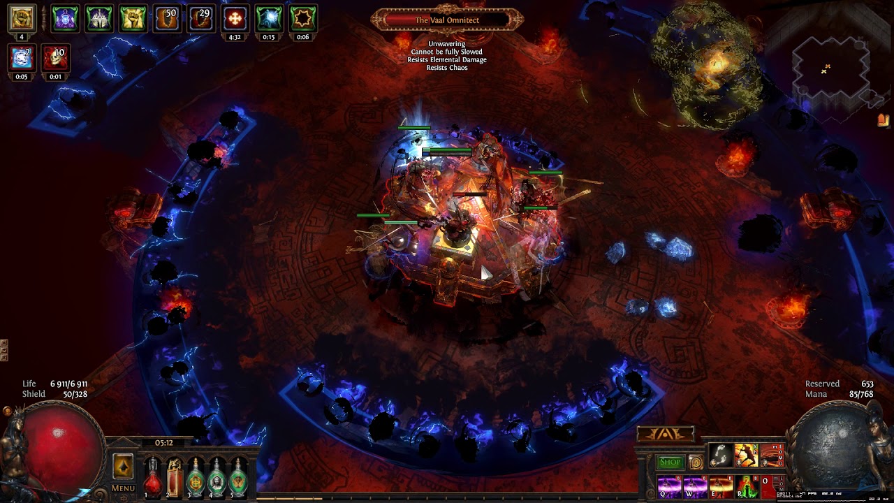 Cyclone Gladiator Supertank vs. lv 83 Vaal Omnitect