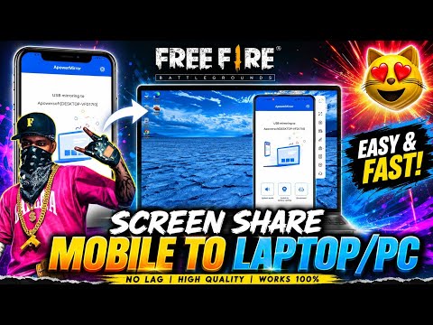 💥how to screencast mobile to laptop/pc😍Mobile screen-னை laptop/pcக்கு share பண்றது eppadi??