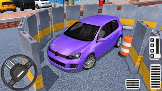 Volkswagen car Parking Simulator-3D | Insane Circular road Extreme hard car parking levels 2026  screenshot 1