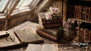memories in silent pages : deep focus piano in an antique room