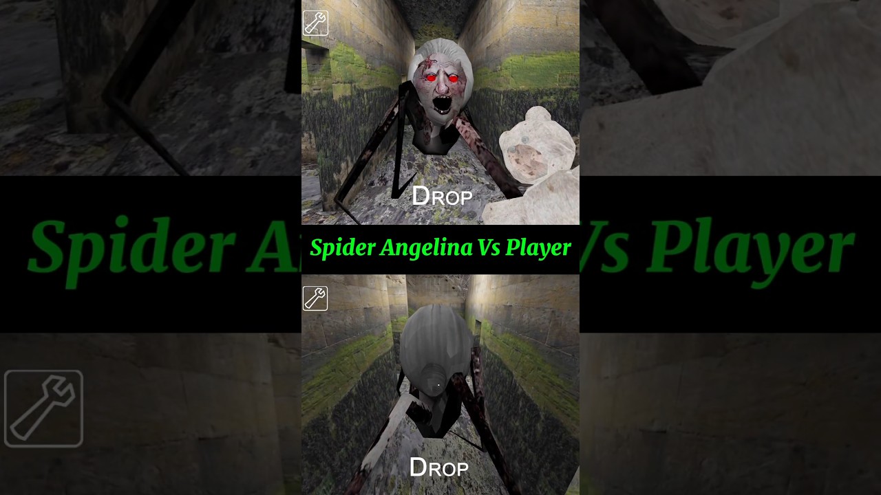 Spider Angelina vs Player 😲 