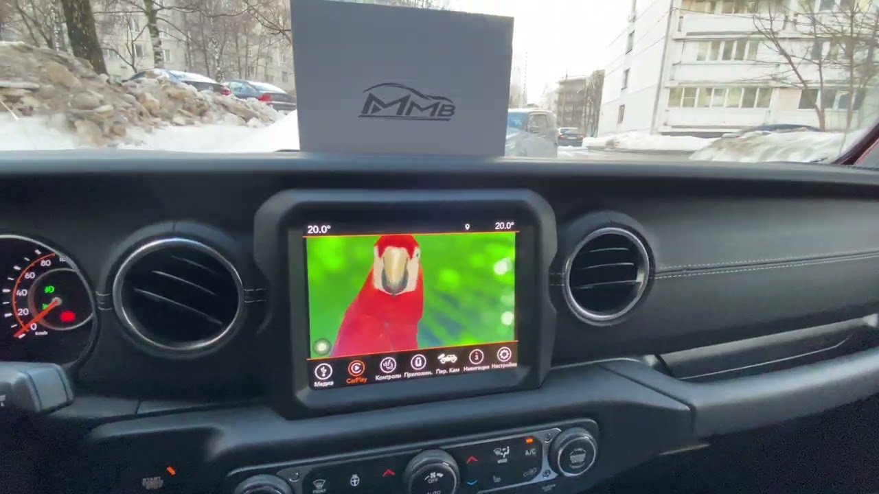 Jeep Wrangler MMB Android Box. Установка YouTube и онлайн-тв без вмештельства в электронику системы.