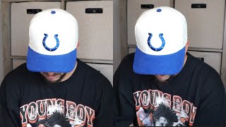 INDIANAPOLIS COLTS RARE SNAPBACK!! (TRY-ON)