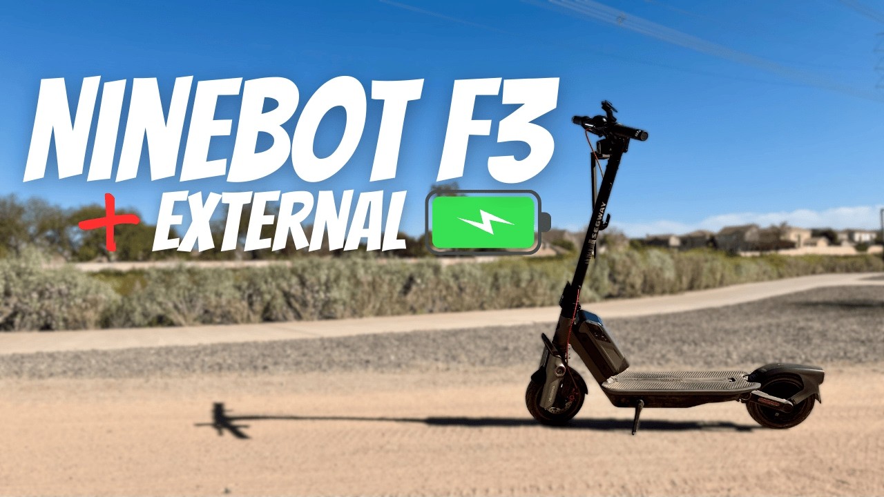 Ninebot F3 Range Test w/ External Battery — Incredible Range, One Big Issue