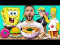 Mangio solo CIBO dei CARTONI per 24H !!