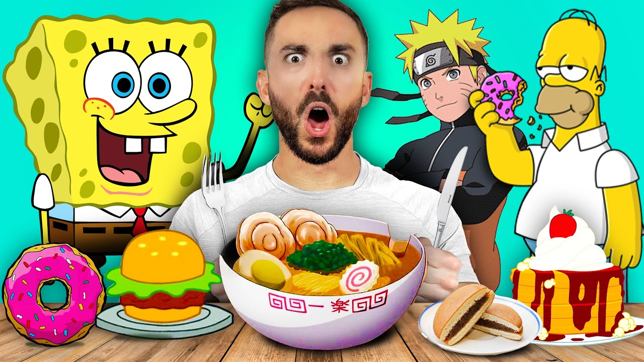 Mangio solo CIBO dei CARTONI per 24H !!