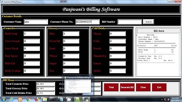 Billing Application Project Python Tkinter with report and ppt | Python Tkinter