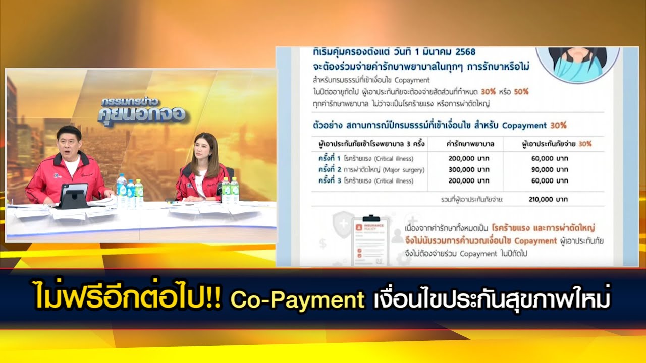 ไม่ฟรีอีกต่อไป!! Co-Payment เงื่อนไขประกันสุขภาพใหม่