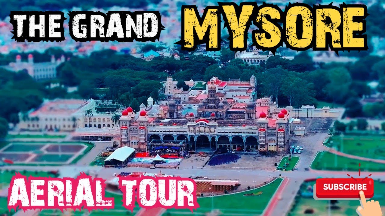 Mysore city drone shot ||Aerial tour||