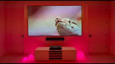 Telon PET Crystal CBSP 4K 100 theater fixed frame ultra short throw ust ALR clr screen with vava 4k