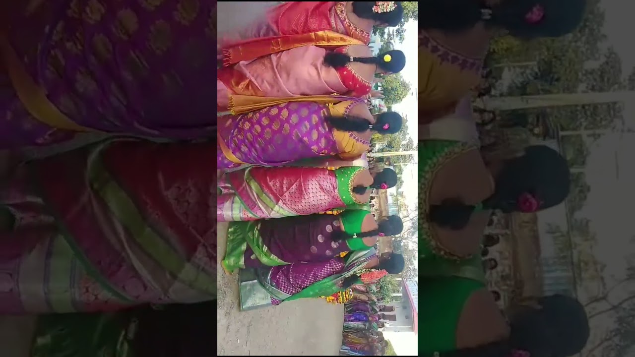 batukamma celebrations on my village 