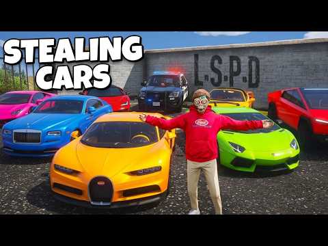Stealing Cars Back From Cops in GTA RP!