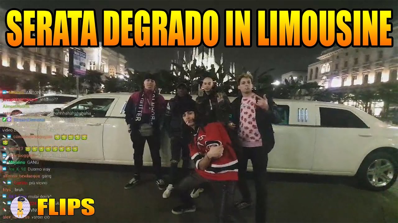 HOMYATOL LIVE👽DEGRADO IN LIMOUSINE CON VLAD,PANETTY E DIEGO NASKA