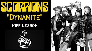 Scorpions Dynamite Riff Lesson