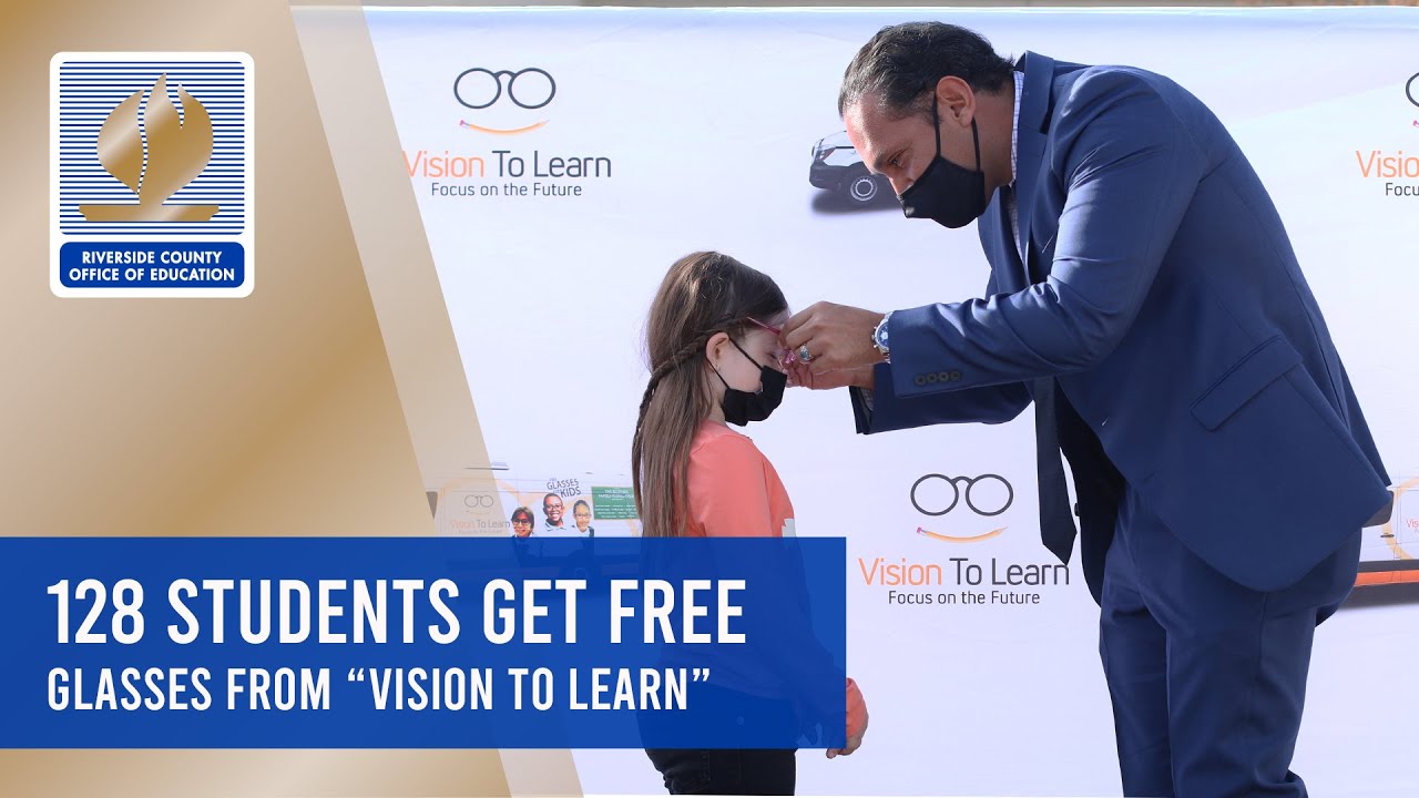 Vision To Learn Gives Free Glasses to 128 Students At Hemet Elementary!